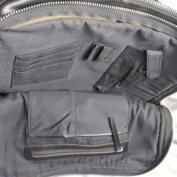 STILL Men's Leather Briefcase BRANDON Computer Bag Nordic Man Bag Denmark - Picture 8 of 10